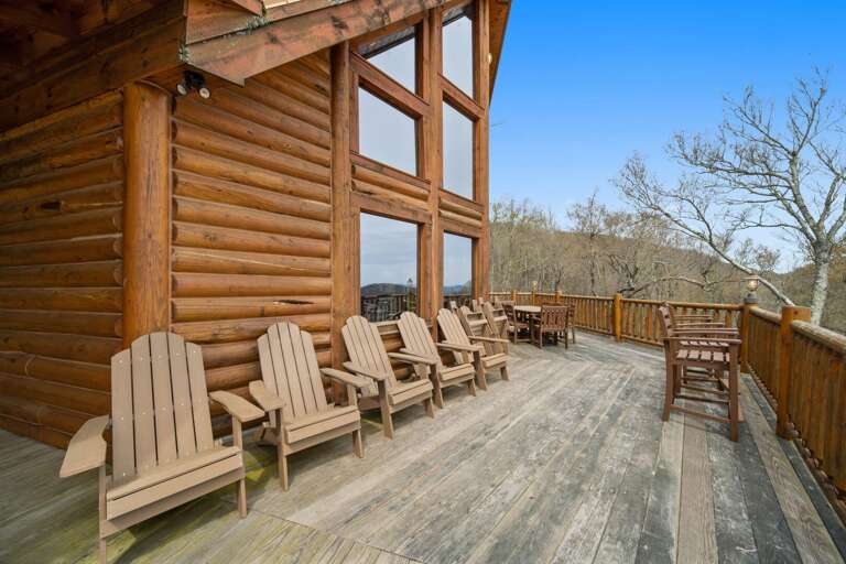 Spacious Deck with Plenty of Seating