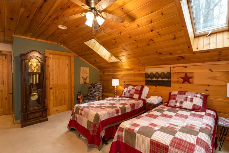 Loft Area with Two Twin Beds Loft Area with Two Twin Beds