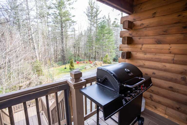 Main Deck Overlooking the Large Outdoor Area