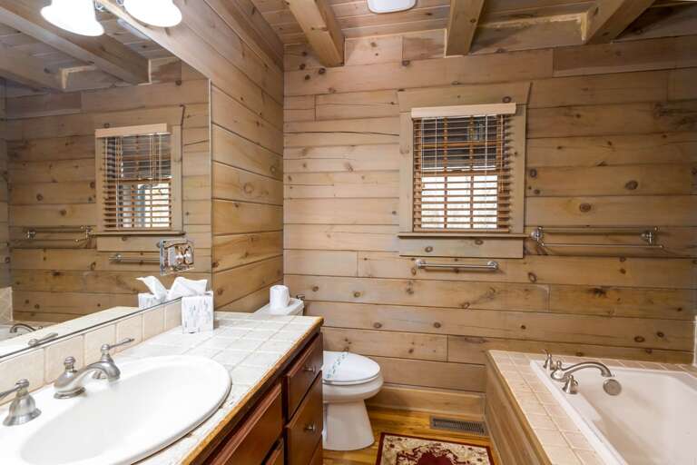 Master Bathroom with Single Vanity Sink