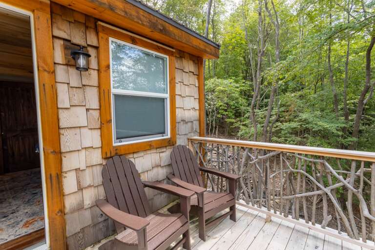 Adirondack Chairs on the Balcony