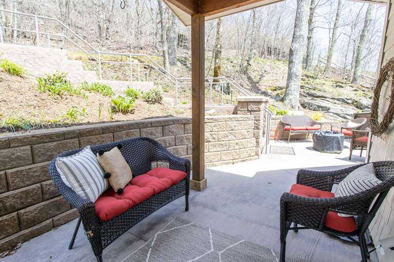 Cushioned Wicker Porch Furniture