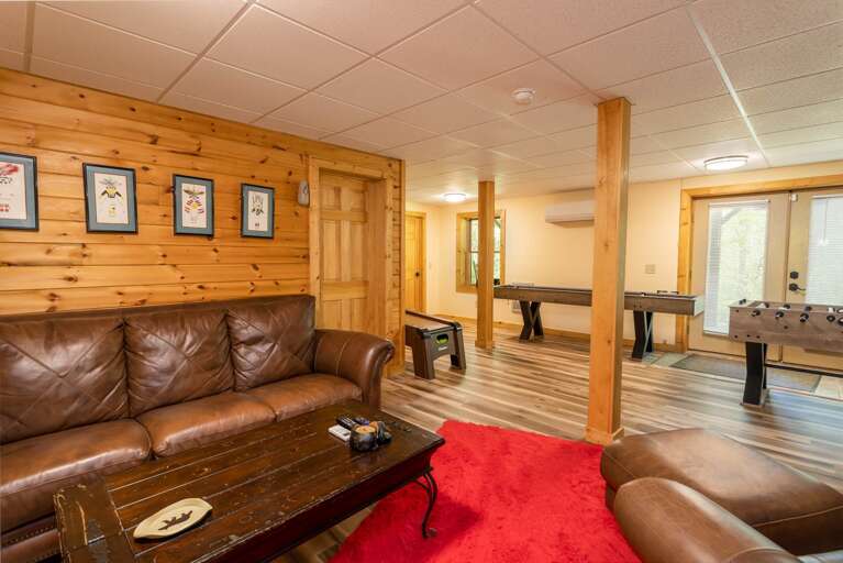 Lower Level Den and Game Room