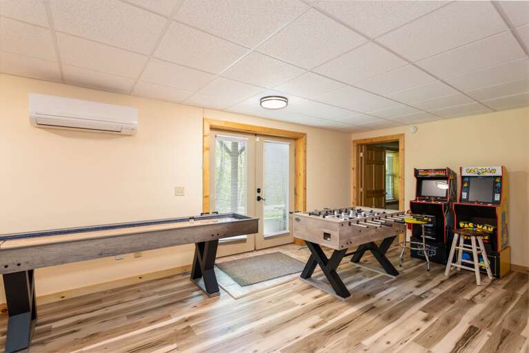 Shuffle Board, Foosball and Arcade Games