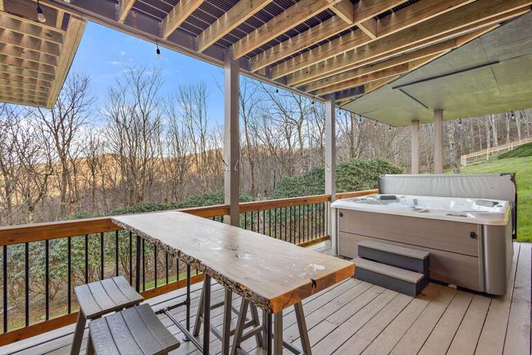 Custom Bar and Hot Tub off the Family Room Custom Bar and Hot Tub off the Family Room