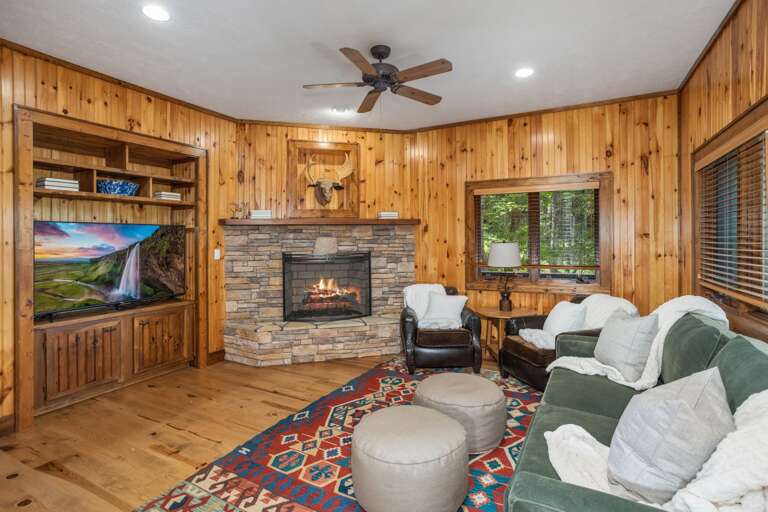 Cozy Lower Level Den