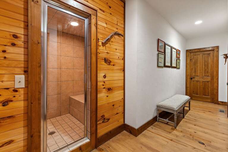 Lower Level Steam Shower