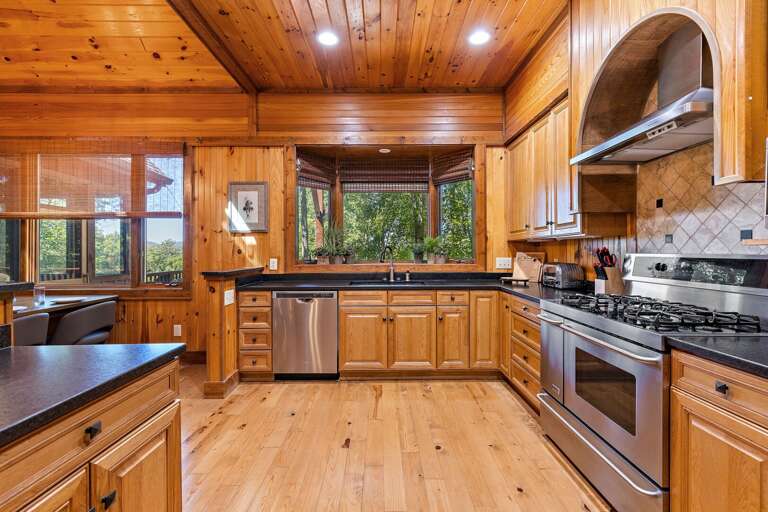 Spacious Gourmet Kitchen