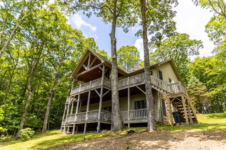 Looking Up at the Back of The Ponderosa