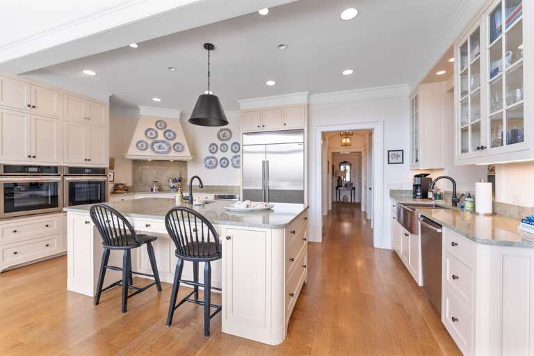 Ample Kitchen with Granite Counter Tops
