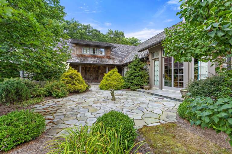 Courtyard Outside the Library
