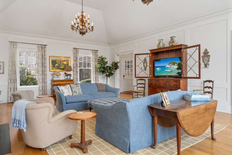 Formal Living Room with TV