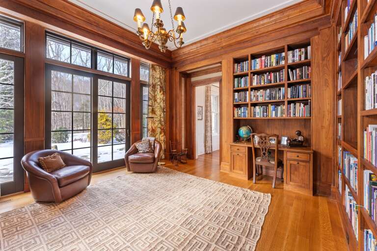 Library Opens to the Courtyard