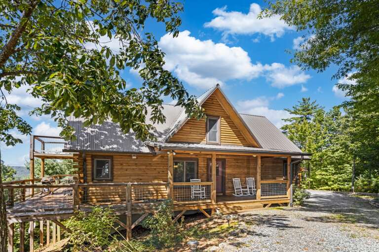 Wrap Around Deck and Balcony Above