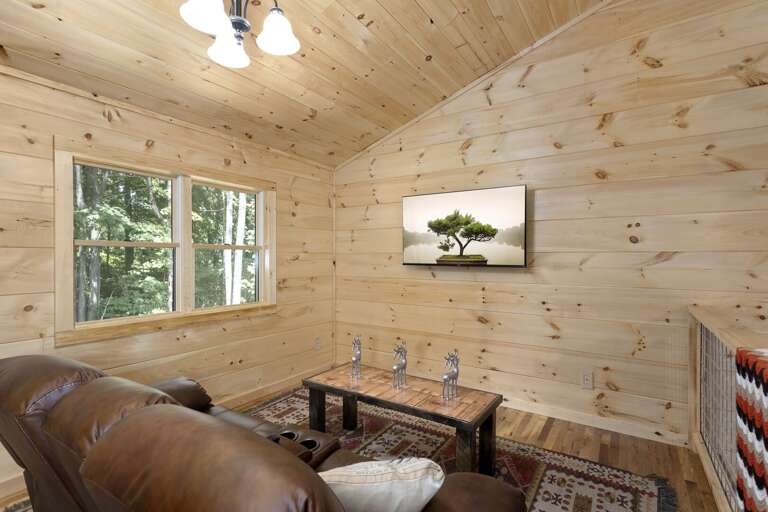 Flat Screen TV in the Upstairs Landing