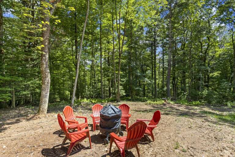 Gas Fire Pit with Seating