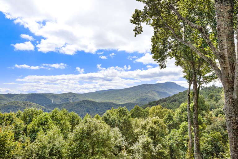 Layered Mountain Views From the Deck