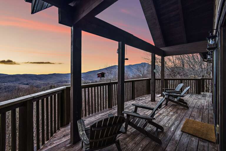Twilight Over the Blue Ridge Mountains
