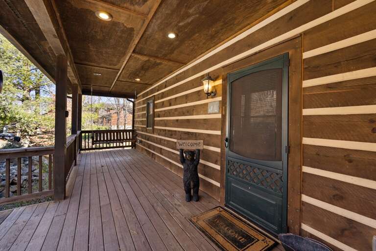 Welcoming Covered Front Entrance