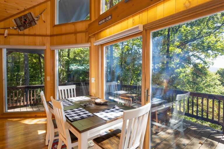 Dining Room with Bright Natural Light