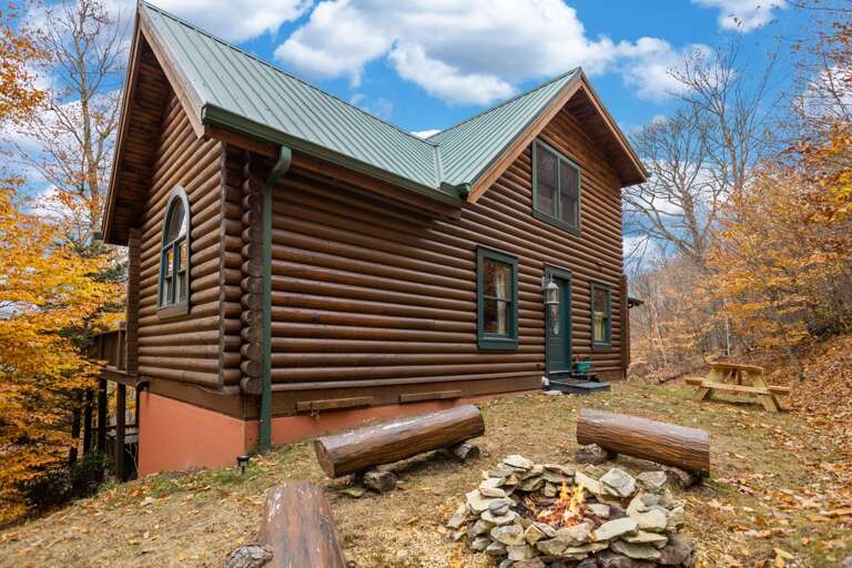 Fire Pit in the Back Yard