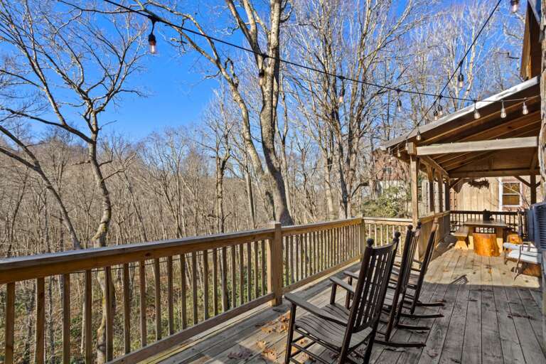 Expansive Wrap Around Main Level Deck