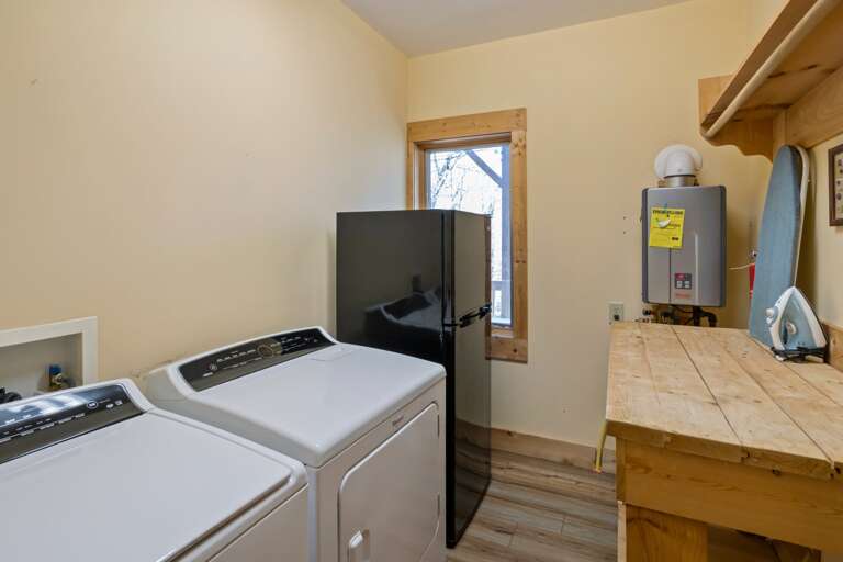 Laundry Room with Extra Fridge