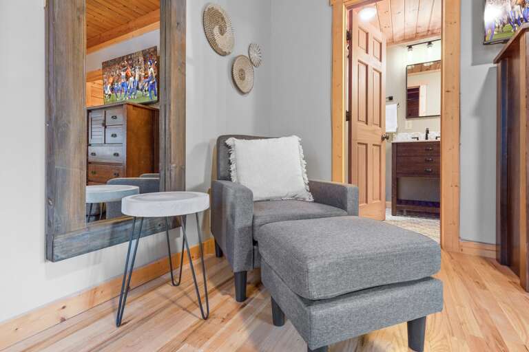 Sitting Area and Ensuite Bathroom in the Master Bedroom Sitting Area and Ensuite Bathroom in the Master Bedroom