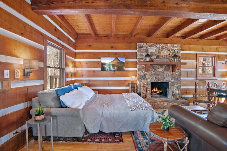 Pull out Queen Sleeper Sofa in the Main Living Room (sleeps 2)