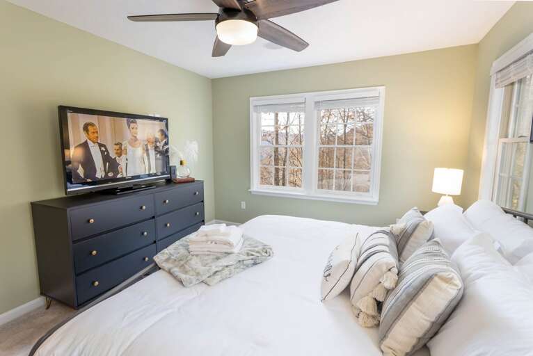 TV in the King Bedroom