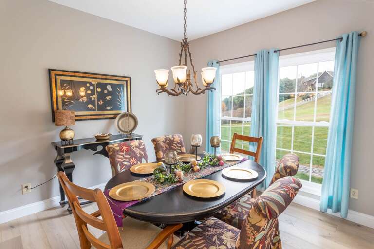 Dining Table has Seating for Six