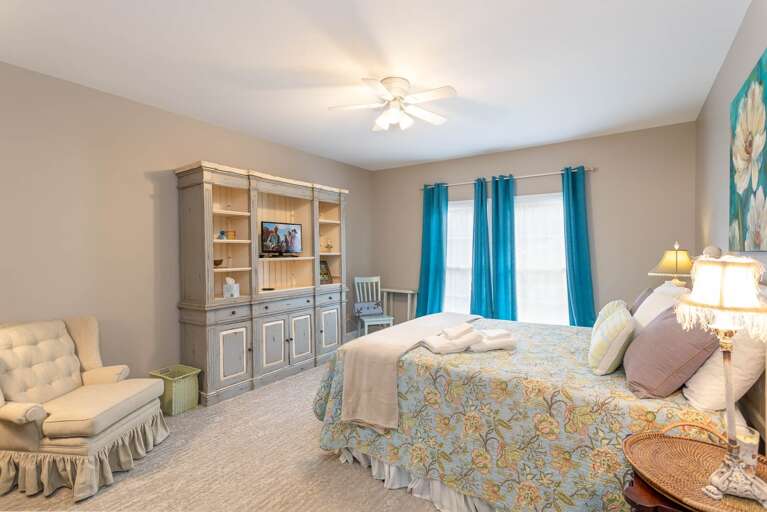 Queen Bed in the Master