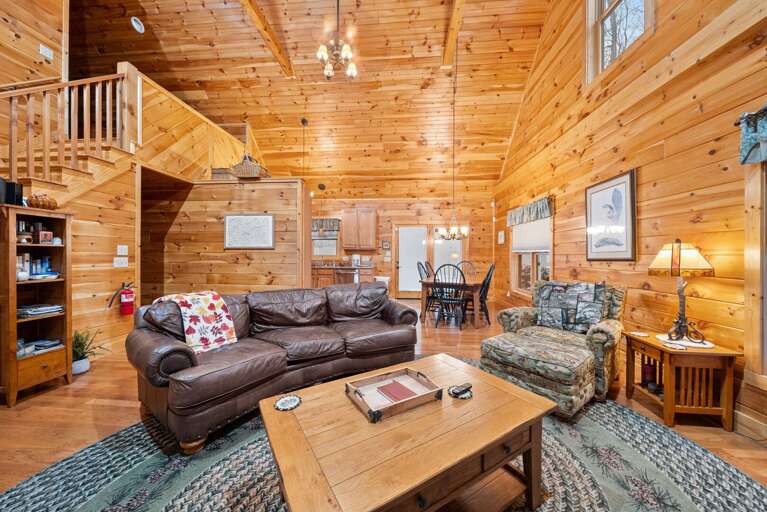 High Vaulted Tongue and Groove Ceilings and Wood Floors