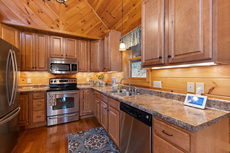 Kitchen with Stainless Steel Appliances