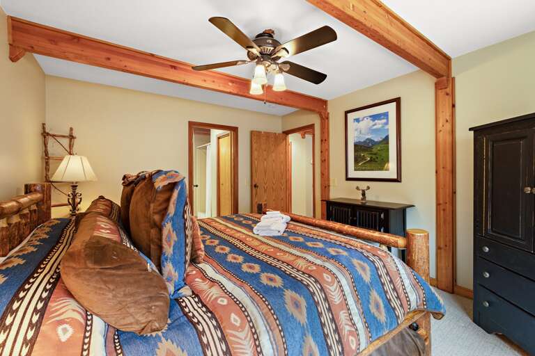 King Bed and Private Bathroom in the Master