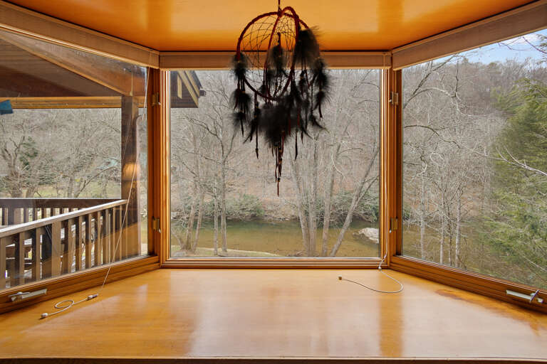 River View From the Master Bedroom Bay Window