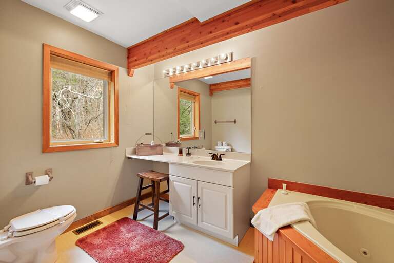 Vanity in the Master Bathroom