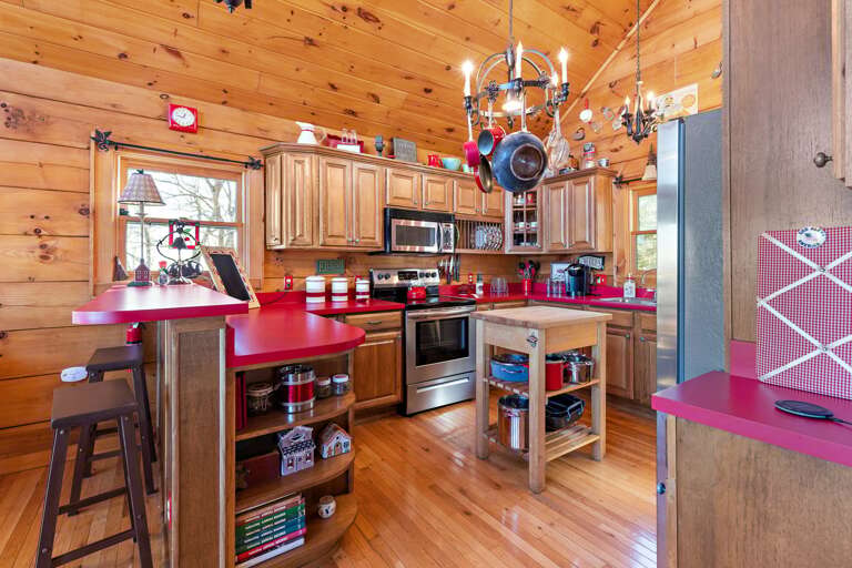 Additional Seating for Two at the Kitchen Bar