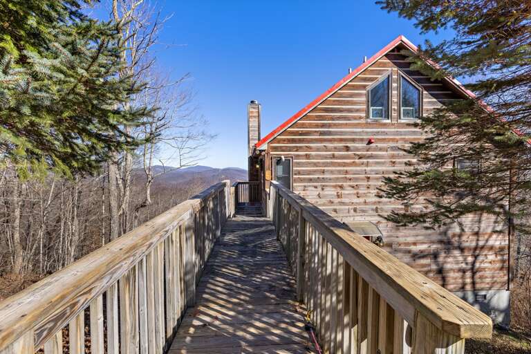 Walkway from the Parking Area to the Front Entrance