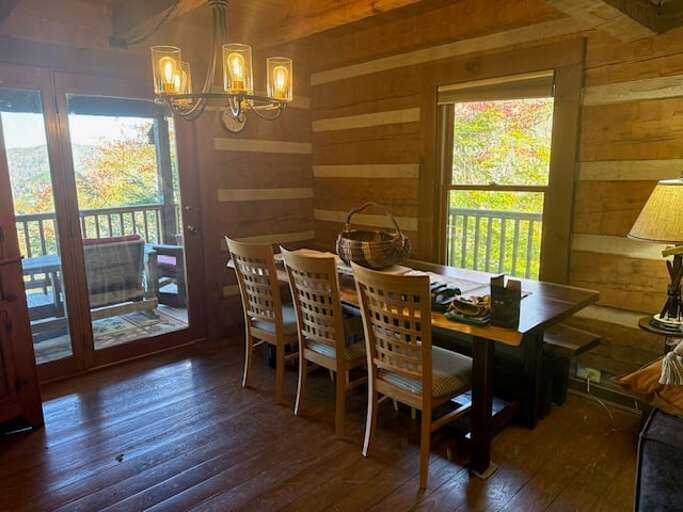 Live Edge Wood Dining Table Seats Eight