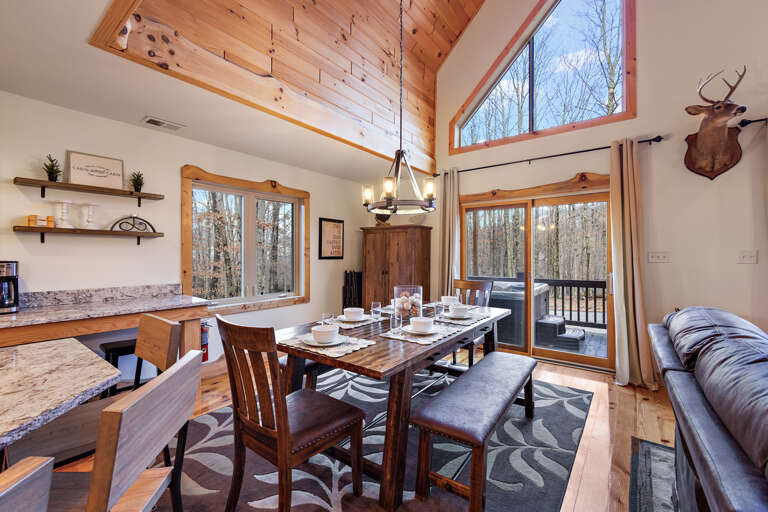 Dining Area with Access to the Deck