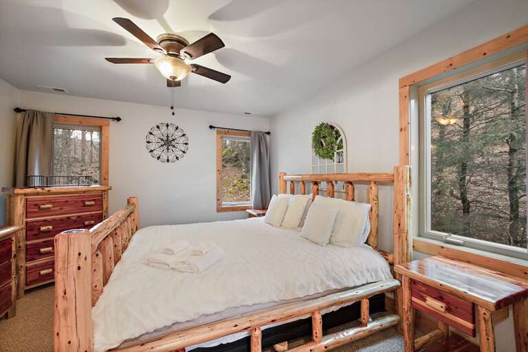 King Bed in the Master