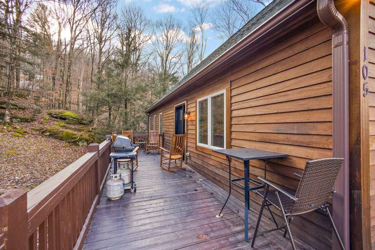 Spacious Deck with Seating