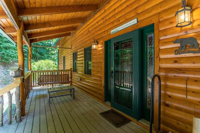 Porch Swing on the Front Porch