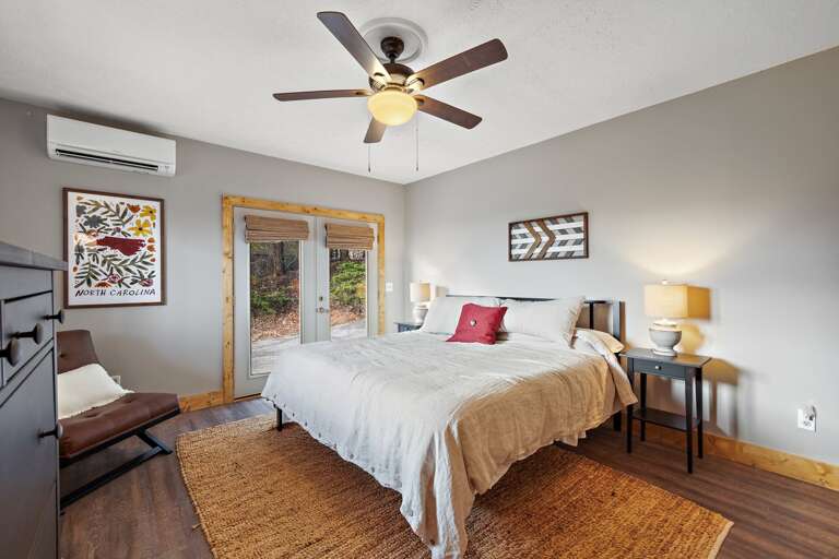 Private Outdoor Access from the Queen Bedroom