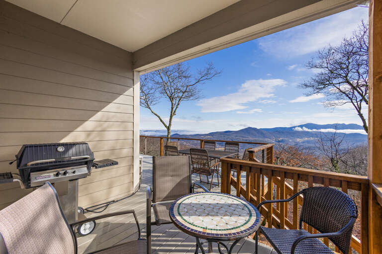 Gas Grill on the Deck