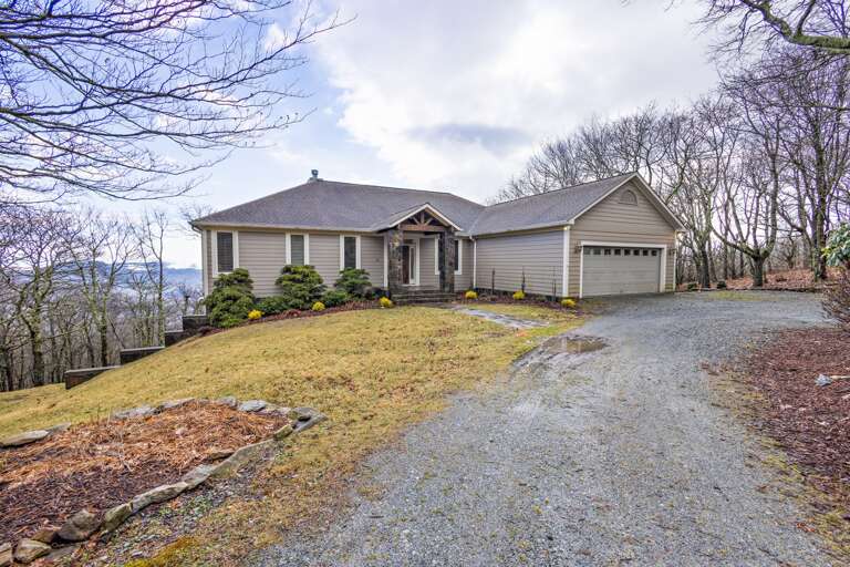 Level Gravel Parking Area