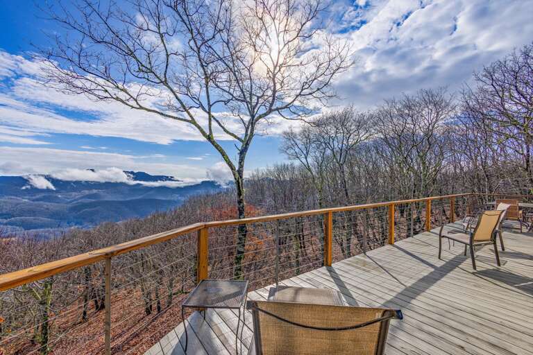 Plenty of Seating Options on the Deck