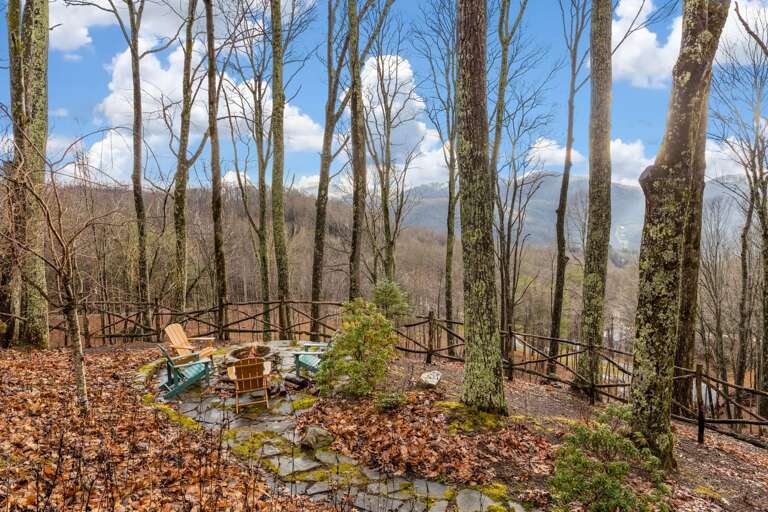 Flagstone Path to the Fire Pit