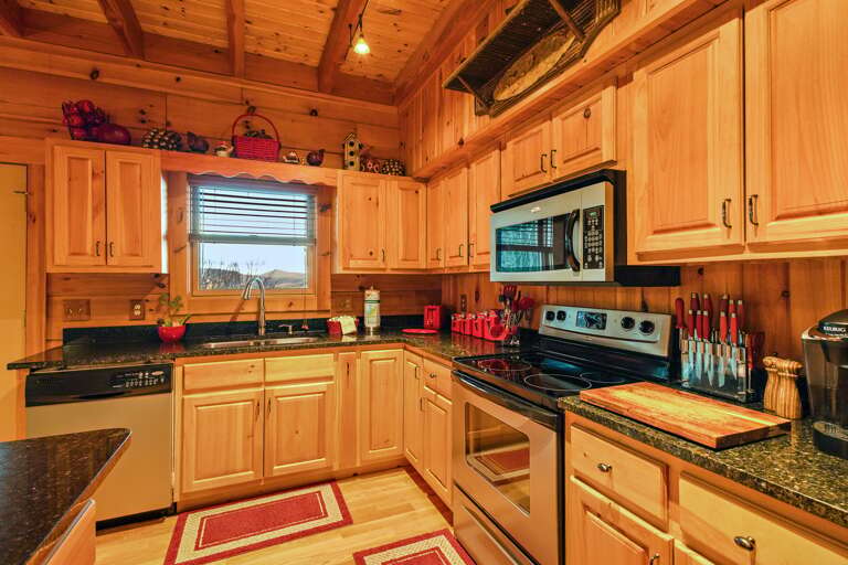 Granite Counters and Stainless Appliances